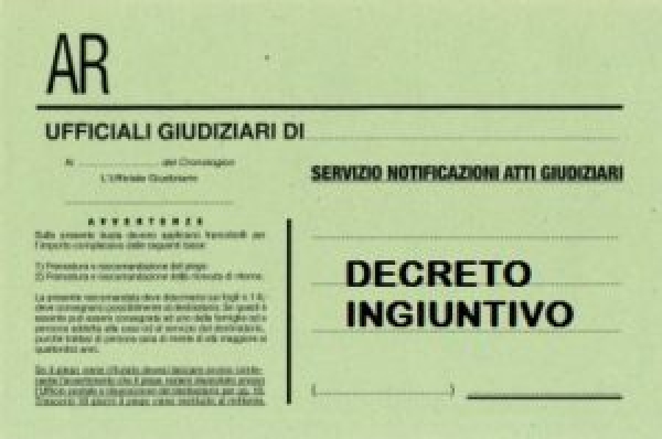 Diferencia Italia - Spagña sobre el Proceso monitorio